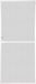 Schellenberg 70930 vliegenscherm voor balkondeur, insectenhor voor deur, 100 x 210 cm, gesplitst, 14 mm inbouwdiepte, wit