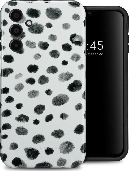 Selencia Vivid Backcover - Samsung Galaxy A15 (5G/4G) Hoesje - Trendy Leopard
