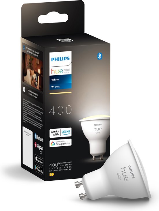 Philips Hue Spot - warmwit licht - 1 pack - GU10