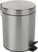 Spirella Prullenbak met Pedaal – 5L – RVS – Zilver – Rond
