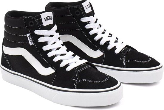 VANS WM Filmore Hi (SUEDE/CANVAS)BLACK/WHITE - Maat 37
