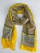 Foulard d'été joyeux en beau matériau 50 % coton avec 50 % viscose