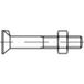 TOOLCRAFT 111646 Vis à tête fraisée avec col M10 45 mm Hexagonal extérieur DIN 604 Acier 100 pièce(s)