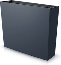 Prosperplast URBI CASE TOWER - Bloempot - Antraciet