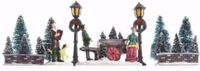 Merkloos / Sans marque Kaemingk B.V. Kerstdorp kerst parkje 31 cm type 1