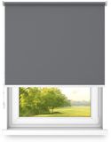 Fart Produkt time4blinds Rolgordijnen Verduisteringsrolgordijn Vrijhangend rolgordijn zonder cassettemuur of plafondmontage UV-bescherming Thermische eigenschappen Solide 160x260 cm Licht antraciet - links