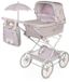 DeCuevas Sophie Opvouwbare Reborn Poppenwagen Met Paraplu En Handtas Zilver Kinderen