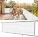 Merkloos Balkon Privacy Scherm - Inkijkbescherming Balkon - Wit - 50 x 850 cm