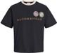 Jack & Jones T-shirt met ronde hals en korte mouwen voor heren, zwart, maat S