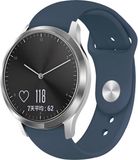 By Qubix - Sportbandje voor Garmin - 18mm - Donkerblauw