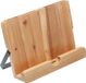 Natural Elements KC Blue Houten Kookboekstandaard of Tablethouder - Acaciahout