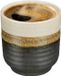 Mica Decorations Koffiemok / theemok Ethan - zwart - zonder oor - 9 x 8 cm - mokken - keramiek