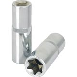 KS Tools 918.1765 1/2" CHROMEplus Dopsleutel Torx-E, lang, E16