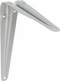 AMIG Plankdrager/planksteun van metaal - gelakt zilver - H175 x B150 mm