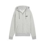 Puma ESS Small No. 1 Logo Comfort Full-Zip Hoodie FL Light Gray Heather
