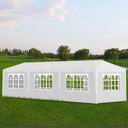 vidaXL Partytent 3x9 8zijwanden wit