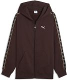 PUMA ESS ELEVATED TAPE Relaxed Full-Zip Hoodie FL Chocolate Fondue XXL
