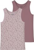 NAME IT - NMFTANK TOP 2P VIOLETFLOWER NOOS