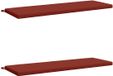 vidaXL - 2-delige Bankkussens SOEST - 100% Polyester - Rood