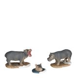 Luville Familie nijlpaarden 3 stuks