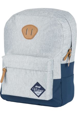 Nitro Urban Classic Rugzak 15 inch Blauw/Wit