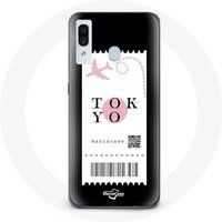 Maniacase Etui voor Samsung Galaxy A20e vliegticket tokyo Japan