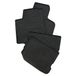 Petex 69310, 4 stuks, zwart rubbermat