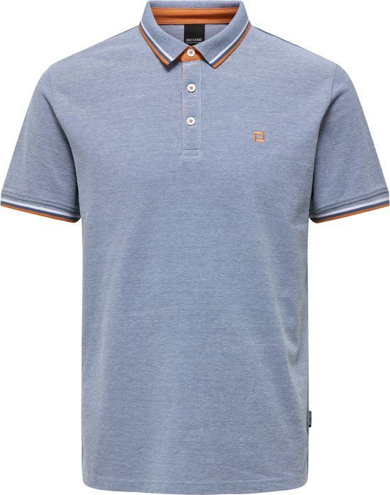 ONLY & SONS ONSFLETCHER Polo Medium Blue Denim