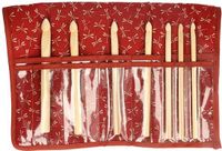 Seeknit Shirotake sokkennaaldenset S bamboe 20cm rood
