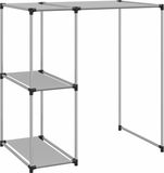vidaXL Opbergrek voor Boven Wasmachine - 87x55x90,5 cm - Grijs