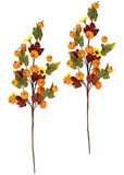 Kunstherfsttak Bol Kunstherfsttak met zonnebloemen, pompoenen en herfstbladeren, herfstbloemen, herfstdecoratie, herfstdecoratie, kunstbloem, herfstbloem, zijden bloemen, plastic bloemen, takken voor vaas