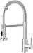 Unyqoos® Robinet de cuisine haute pression avec douchette extractible et rotation à 360 degrés