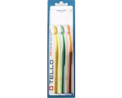 Tello Ultra Soft 4480 - Tandenborstel - 3 stuks - Extra zacht - 101 Dalmatiërs