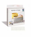 Ursus 74520001 - Kamihimo Paper Strap wit, robuuste gevlochten band, ca. 15 mm x 15 m