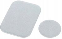 Plaques métalliques OEM pour support de téléphone magnétique - Cuir noir