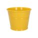 Cache-pot, zinc, jaune genêt, Ø14,5 cm