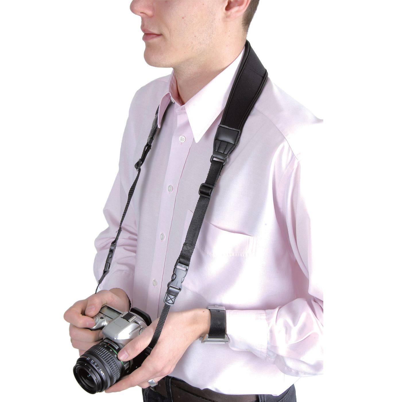 B.I.G. 443020 Draagband - Zwart - Neopreen