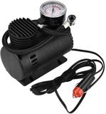 Merkloos / Sans marque NCD E-Commerce Handel GmbH Draagbare luchtcompressor, voor voor autobanden, motorfietsen, mini-luchtpomp met manometer, 12V DC-voeding, Geschikt voor het snel oppompen van sportballen.