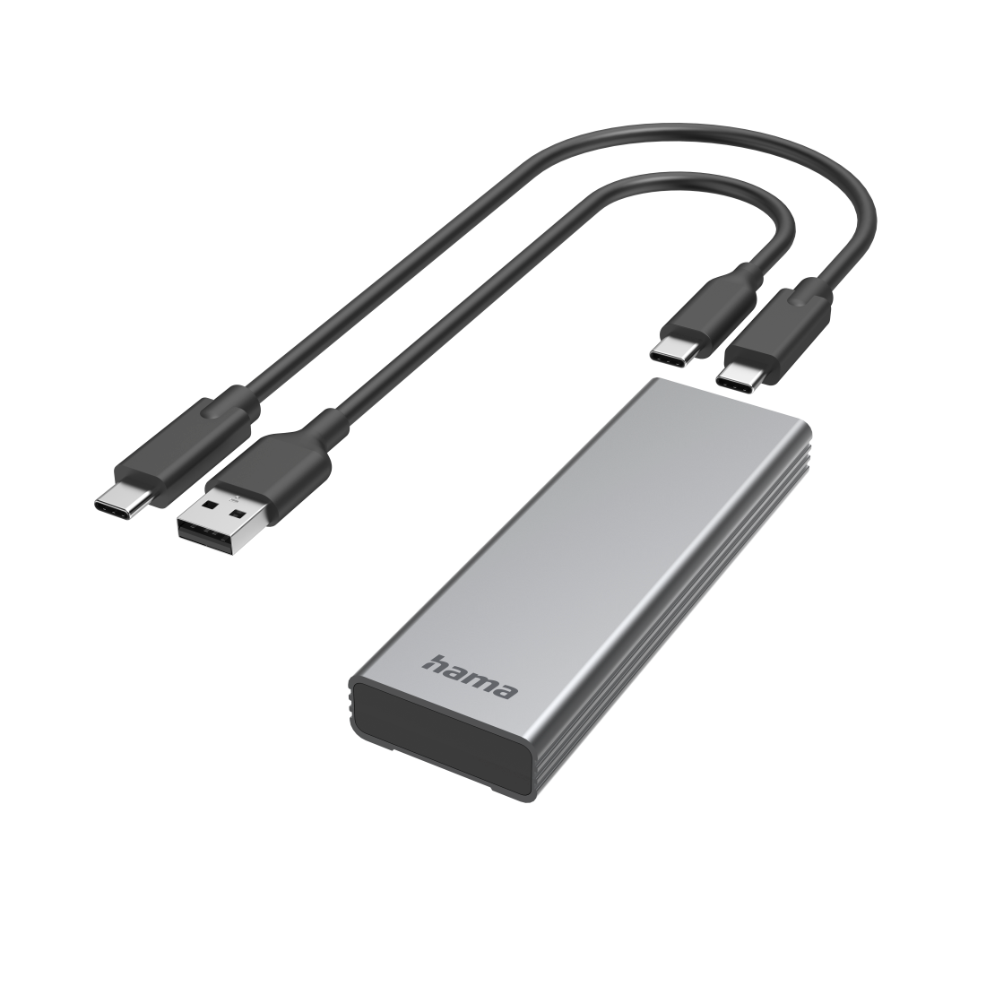 Hama 00200764 - Behuizing voor opslagstations - Grijs - Aluminium