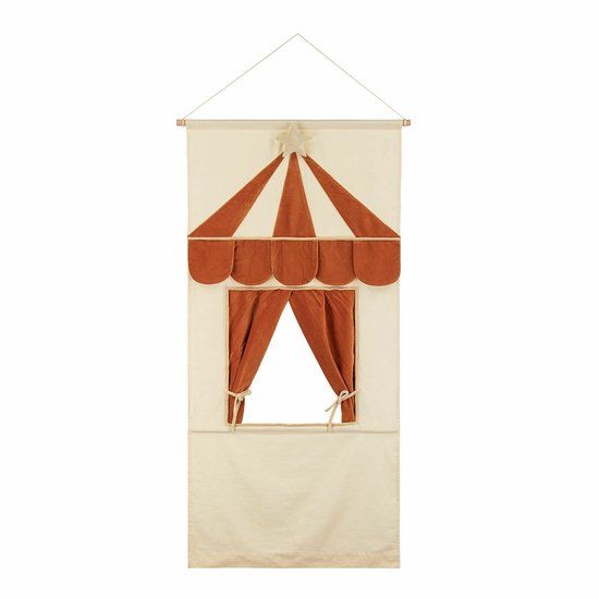 LOBERON Poppentheater Papillou roest/crème