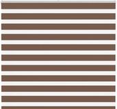 vidaXL Zebra Rolgordijn 160x150 cm Polyester Bruin