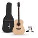 Gear4music Dreadnought Akoestische Gitaar & Accessoireset, Natuurlijk