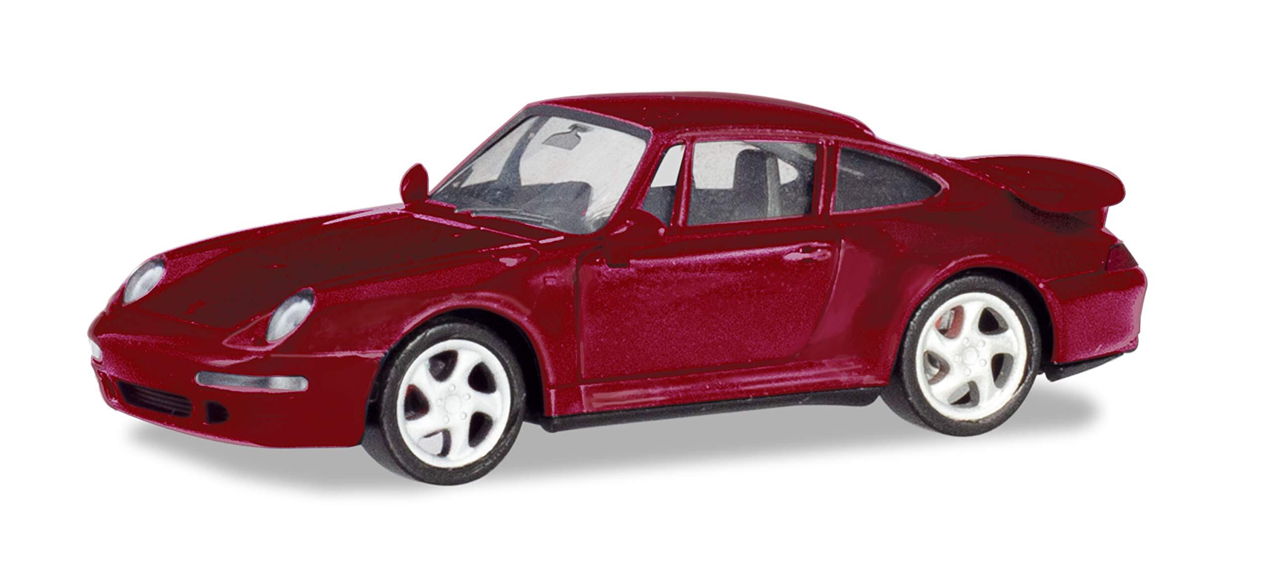 Herpa 1/87 Porsche 911 (993) Turbo, Rood metallic