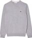 Lacoste Organic Cotton Crew Neck Sweater - Grijs - Mannen