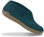 Glerups Schoenen Laag Model Leren Zool Petrol Maat 36