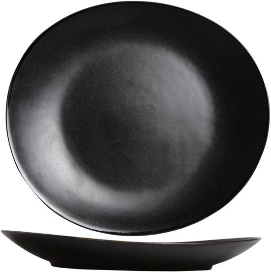 Cosy & Trendy Dinerborden Vongola Black - 4 Stuks