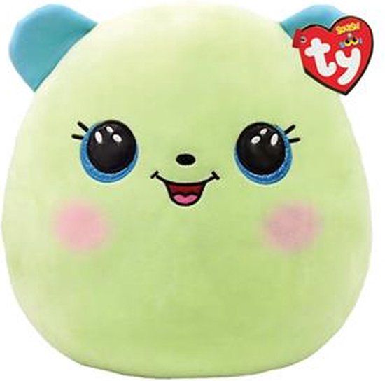 Ty Squish a Boo Clover Bear 20cm - Geel/Groen