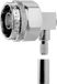 Telegärtner 100023954 N-connector Stekker, haaks 50 Ω 1 stuk(s)