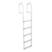 VEVOR Dockladder afneembaar, bootladder met 5 antislip treden, brede pedalen en leuning, zwembadladder met 227 kg draagkracht van aluminiumlegering, instapladder voor docks, zwembaden, meren, jachten