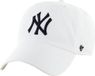 47 Brand New York Yankees MLB Clean Up Cap B-RGW17GWS-WHA, Mannen, Wit, Pet, maat: One size